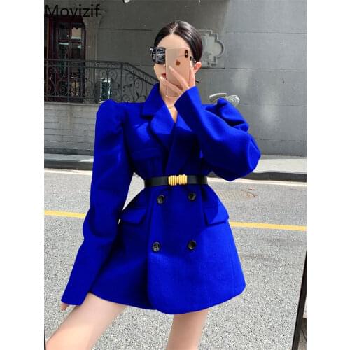 Moyizif Womens Blue Coats