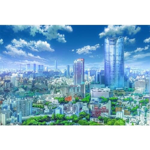 City panorama The wooden puzzle 1000 pieces ersion jigsaw puzzle white card adult childrens educational toys