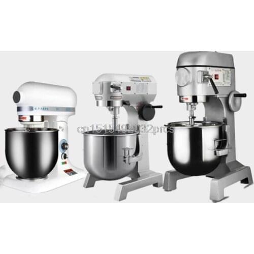 10 to 80 Liters Stainless Steel Food Cake Mixing Machine Planetary Flour Dough Mixer for Bakery