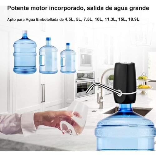 Now Portable Electronic Water Bottle Pump Wireless USB Charged Electric Water Dispenser Pump Hand Press Water Pumps Office Home