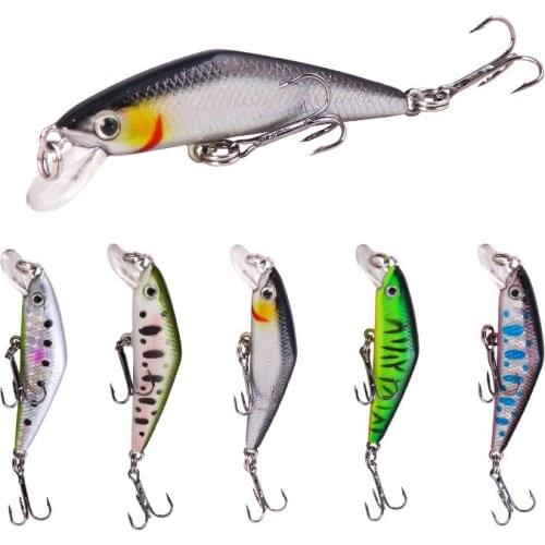 1PCS Micro Carp Fishing Lure CrankBait 68mm/2.7g Artificial ABS Minnow Sinking Hard Bait Wobblers for Pike Bionic Fishing Tackle
