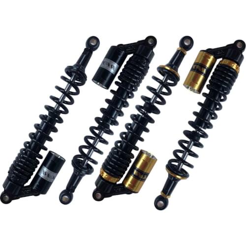 8mm Spring 400MM/440MM/450MM/460MM/470MM/480MM Motorcycle Shock Absorbers For Honda Yamaha Suzuki Kawasaki Quad ATV Black