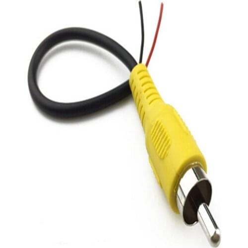 Lotus head male audio cable audio line RCA male cable plug power cord