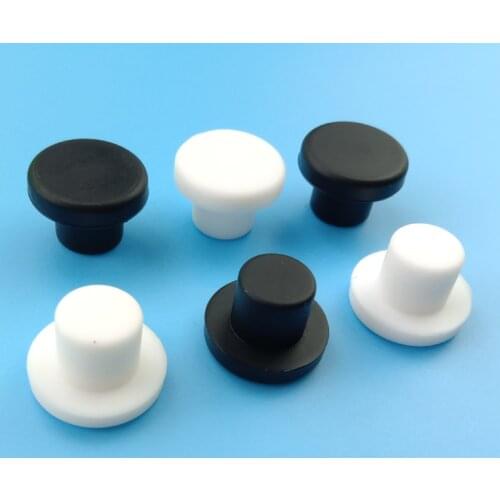 T Type Solid High Temp Tapered End Ensures A Snug Fit Silicone Rubber Stopper Seal Plug Tubes 2 2.5 3 3.5 4 4.5 5 5.5 6MM hole