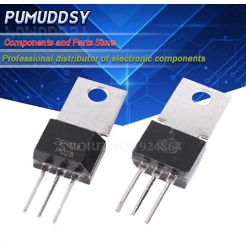 10PCS 2P4M SCR thyristors 2A 500V TO-202 package IC