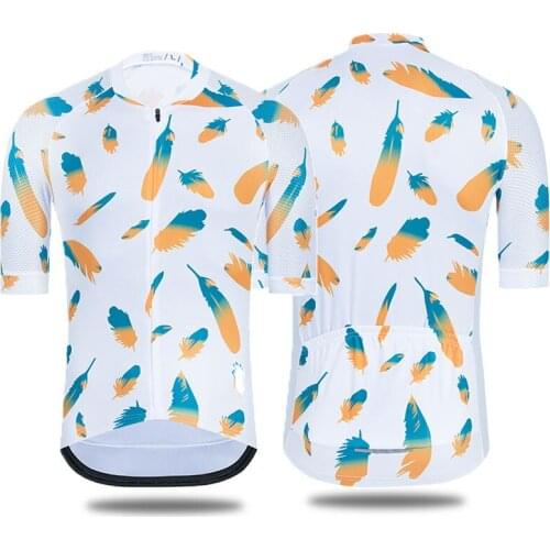 2020 Pro Summer Anti-UV Cycling Jersey Mountain Bike Clothes 100% Polyester Cycling Uniform MTB Bicycle Sportswear