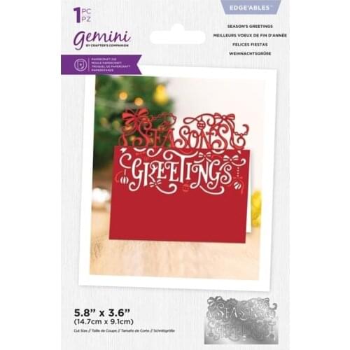 2021 AliliArts Metal Cutting Dies Seasons Greetings Edge diy Scrapbooking Photo Album Decorative Embossing PaperCard Crafts Die