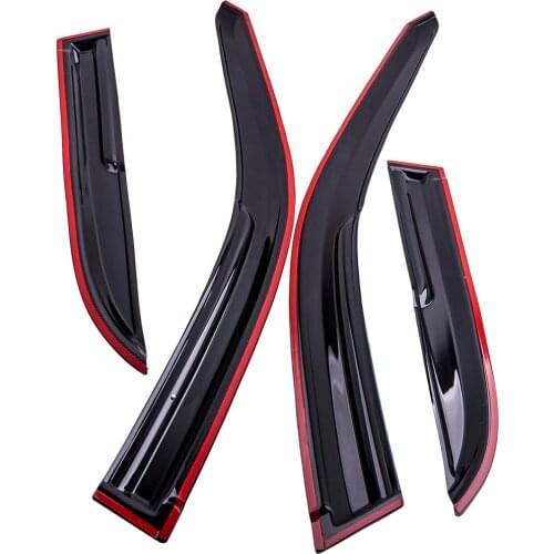 4Pcs Smoke Windows Visor Sun Guard for Honda Accord 4DR 1998 1999 2000 2001 2002