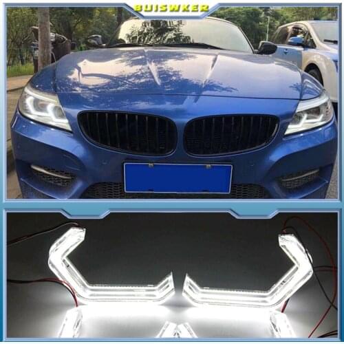 4Pcs LED M4 Style Angel Eyes Halo Rings Car Light Running Lamps DRL For BMW X3 E83 F25 X5 E70 F15 F85 X6 E71 E72 Z4 E85 E86 E89