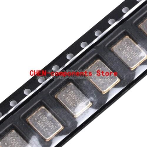 5pcs SMD Active Crystal 7050 100MHz 25PPM 3.3V SMT Active crystal oscillator 5070 Resonator 5*7mm