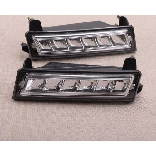 A1649060251 1 Pair A1649060151 Front Bumper LED Daytime Running Light Lamp DRL Fit For Mercedes-Benz ML GL GLK W164 X164 X204