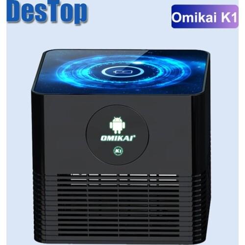 Android 10.0 Wireless Charging TV Box Android 10 Media Player 6K HD Dual Wifi 1000M LAN 10bit HDR OMIKAI K1 TVBOX 4G32G Youtube