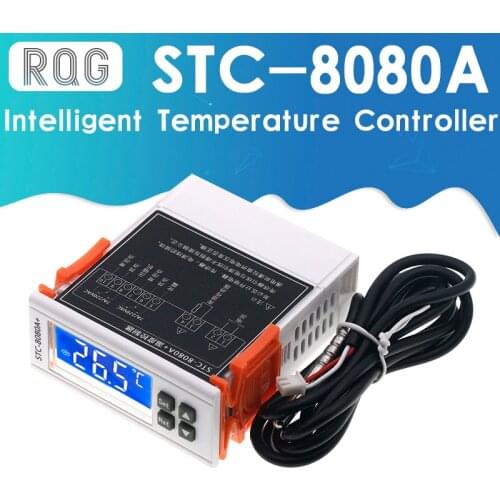STC-8080A+ Refrigerator Thermostat Temperature Controller Refrigeration Automatic Defrost Timer Intelligent Single Probe