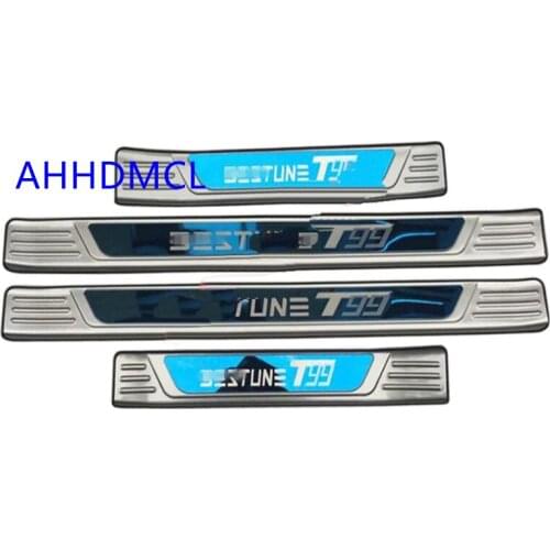 Car Welcome Pedal Threshold Strip Door Sill Strip For Besturn T99 2019 2020