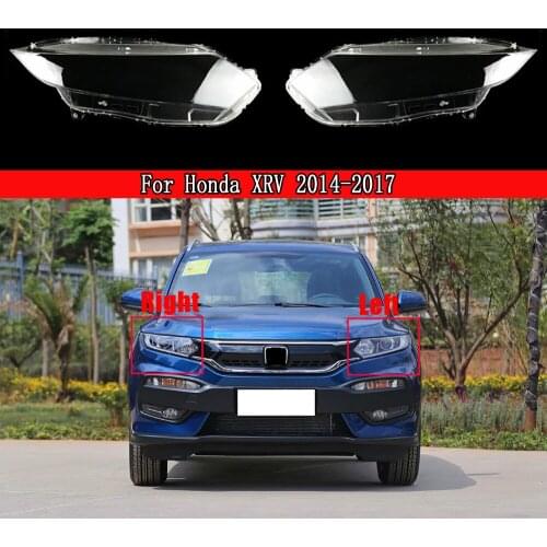 Car Front Headlight Lens Cover For Honda XRV 2014-2017 Glass Auto Shell Headlamp Lampshade Transparent Head Light Lamp Cover