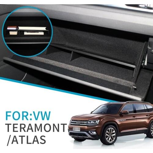 Smabee Car Glove Box Interval Fit for VW ATLAS TERAMONT and Cross Sport 2018-2021 Accessories Tidying Central Co-pilot Storage