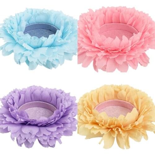 Baby Flower Shaped Posing Container Newborn Infant Big Petal Photography Props F3ME