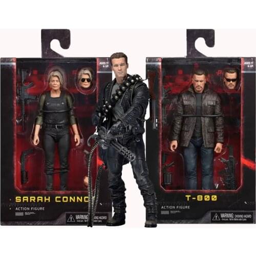 NECA Terminator T-800 Figure Judgment Day Terminator Action Figure Collectible Model Toy Gift