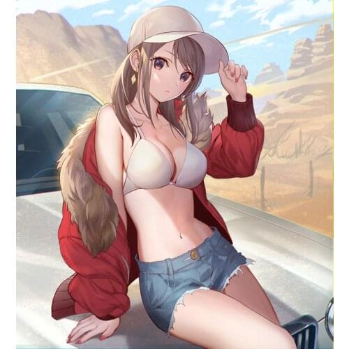 Personality Sale Cartoon Sexy Girl Car Sticker Windshield Bumper Motorcycle Wall Laptop Luggage Decal Vinyl Cover Waterproof PVC