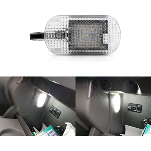 1PC White Led Glove Box Light Module For Caddy Golf MK4 Variant Passat B5 B5.5 Touran For Skoda Fabia Superb Yeti No Error