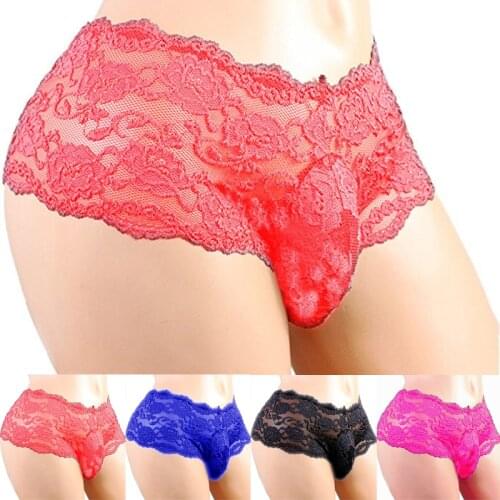Naiveroo Men's Transparent Briefs