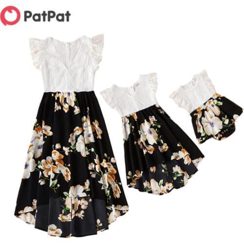 Одинаковые платья для мамы и дочки PATPAT China At AliExpress