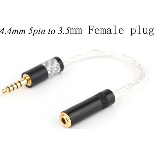 4.4MM(Male) to 3.5MM(Female) ZX300A Adapter for Sony NW-WM1Z/A4.4mm