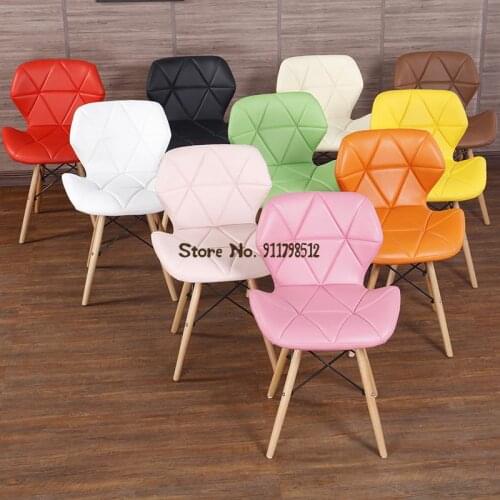 Simple Net Red Makeup Nail Stool Negotiation Office Desk Computer Chair Nordic Home Creative Backrest Dining Chair