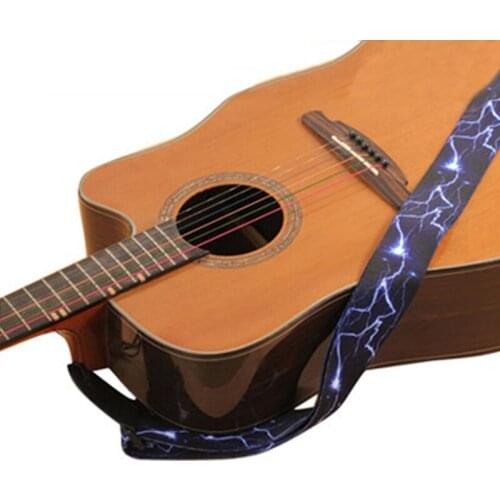 Adjustable Nylon Guitar Strap For Acoustic Electric Bass Guitar Belt Musical Instruments Accessories Colorful Printing Straps