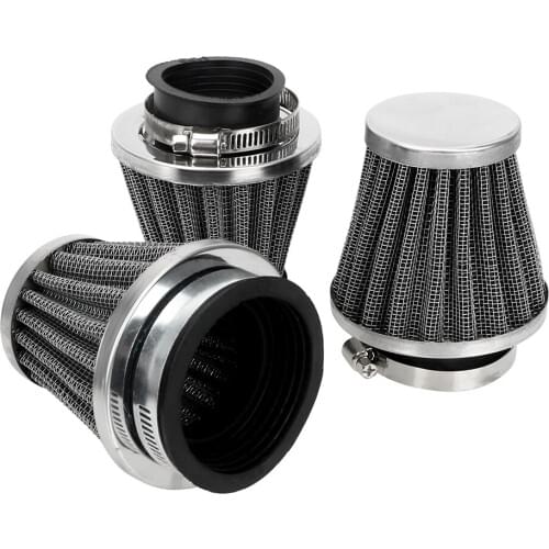 Universal Clamp On Air Filter Cleaner 39/42/50/mm Caliber Size Motorcycle Accessories Motorcycle Mushroom Head Air Filter