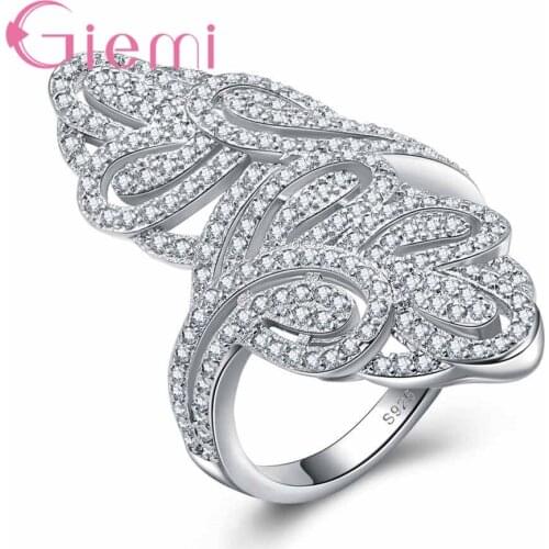 High Quality Gorgeous Line Wide Ring Women Jewelry AAAAA 925 Sterling Silver Engagement Wedding Band For Women