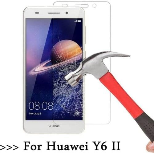 2Pcs 9H Tempered Glass For Huawei Y6 II 2016 CAM-L32 L21 L03 L23 5.5inch Screen Protector Protective Film For Huawei Y6 II 2