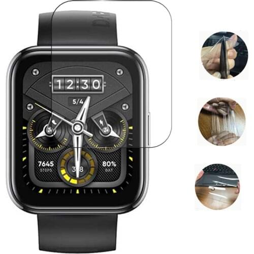 2PCS Soft TPU Clear Protective Film Guard For Realme Watch 2/2Pro Smartwatch Full Screen Protector Cover Watch2 Pro Protection