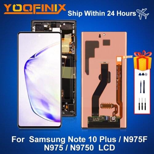 6.8"Original For Samsung Galaxy Note 10 Plus LCD N975 Display Touch Assembly Replacement Parts For Galaxy SM-N975F SM-N975U LCD