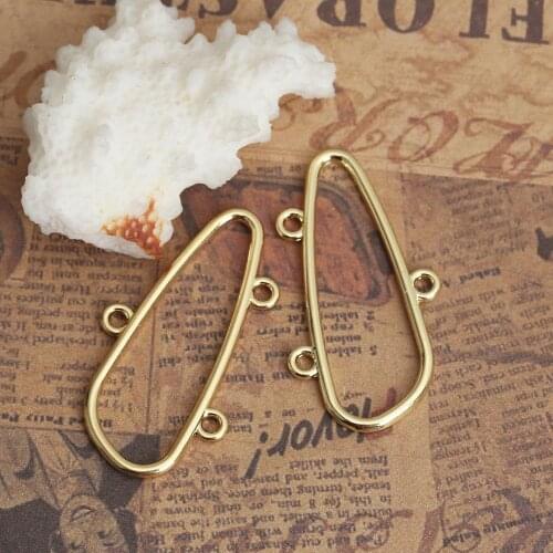 DoreenBeads Fashion Zinc Based Alloy Connectors Knife Gold Color Jewelry DIY Findings Charms Accessories 35mm x 18mm, 10 PCs