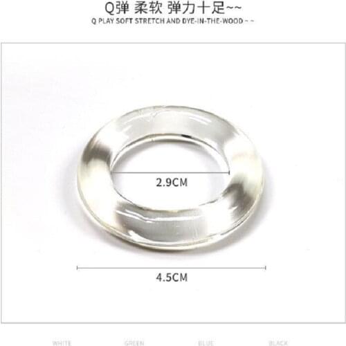 Fetish Men Elastic Health Care Ring Gay T-back Lift-Up Ring Silicone High-Bounce Soft Silica Gel Transparent Ring Thong G-string