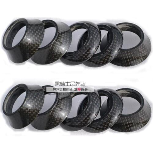 Full carbon fiber mountain bike headset road bicycle headset bowl taper set washer for 28.60mm fork 8.5 15 20 30 40mm height