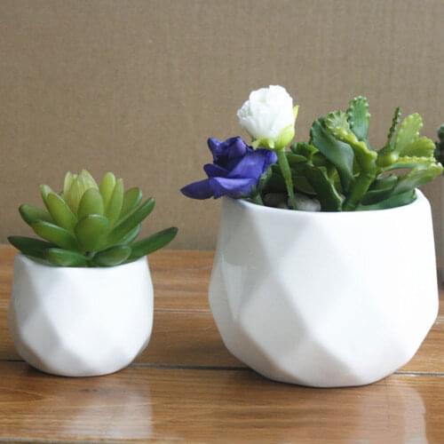 1pcs Plant Pot Delicate Wall ceramic succulents Plant Flower Pot 6.5cm Plant Pots Air Planter Porcelain Gift Valentines Day Mul