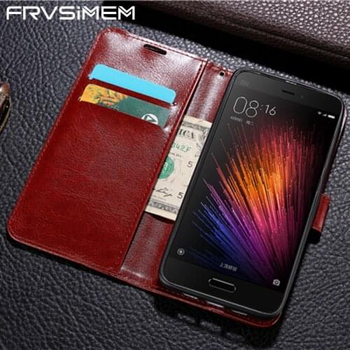 FRVSIMEM Leather Phone Case For Redmi Note 3 4 4X Global Version Flip Wallet Case Cover for Redmi 4 4X 4A Luxury Classic Design