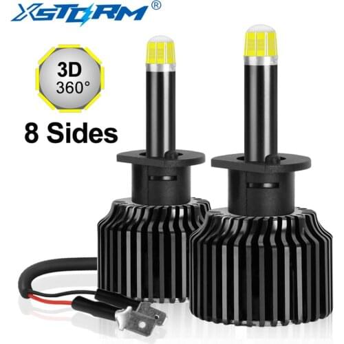 2pcs 360 LED H1 H7 H3 H11 HB3 9005 HB4 9006 9012 Hir2 LED Canbus Headlight Bulbs 18000lm 6000K Auto Fog Lamp 12V