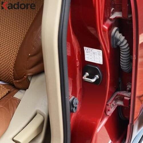 For Nissan Leaf 2017 2018 2019 ABS Plastic Door Lock Protection Cover Trim Lock Covers Waterproof Car Styling Accessories 4pcs