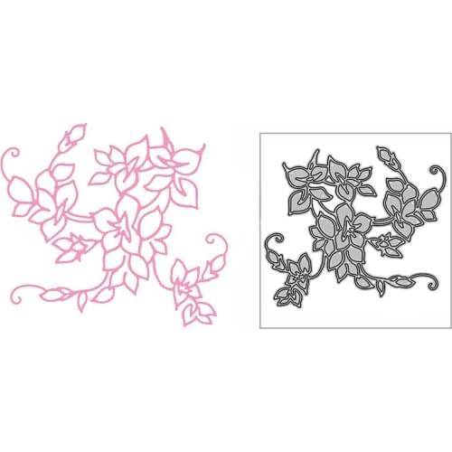 New Flower Vine Lace Craft Embossing Mold 2021 Metal Cutting Dies for DIY Decorative Scrapbooking Album Card Making No Stamps