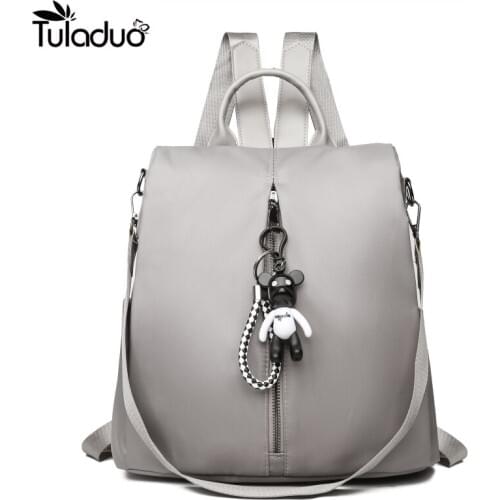 New Oxford Backpack Female School Backpacks for Women Casual Canvas Waterproof School Bags Female Backpacks Travel Bag