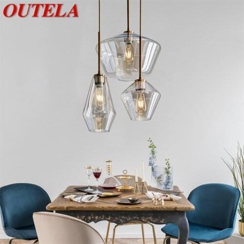 OUTELA Nordic Pendant Light Fixtures LED Modern Simple Lamp Decorative For Home Dining Room Bar