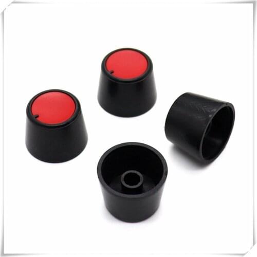 10 Pieces Plastic Flower Shaft Knob Diameter 24.5mm Height 18mm Potentiometer Encoder Knob Gear Shaped Inner Hole 6mm
