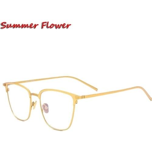 Progressive Men Pure Titanium Glasses Top Quality Optical Prescription Recipe Glasses Frame