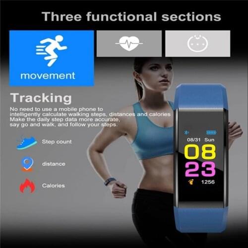 Sports bands 115 plus smart bracelet fitness resistance bands