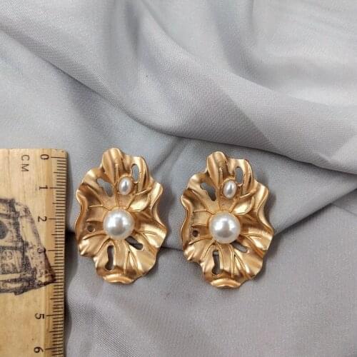 Jewelry earring personality joker style restoring ancient ways web celebrity female D47 lotus leaf earrings earrings