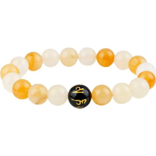 TUMBEELLUWA Handmade Bracelet Healing Prayer Buddha Beads Bracelet Reiki Stone Beads Bracelet Women Jewelry