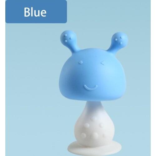 Baby Teether Toys Toddler Safety Cartoons Teething Ring Food Grade Silicone Chewing Tooth Care Toothbrush Care Beads Baby Gift